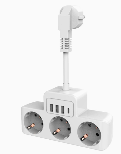 桌面充电插座（USB + Type-C）